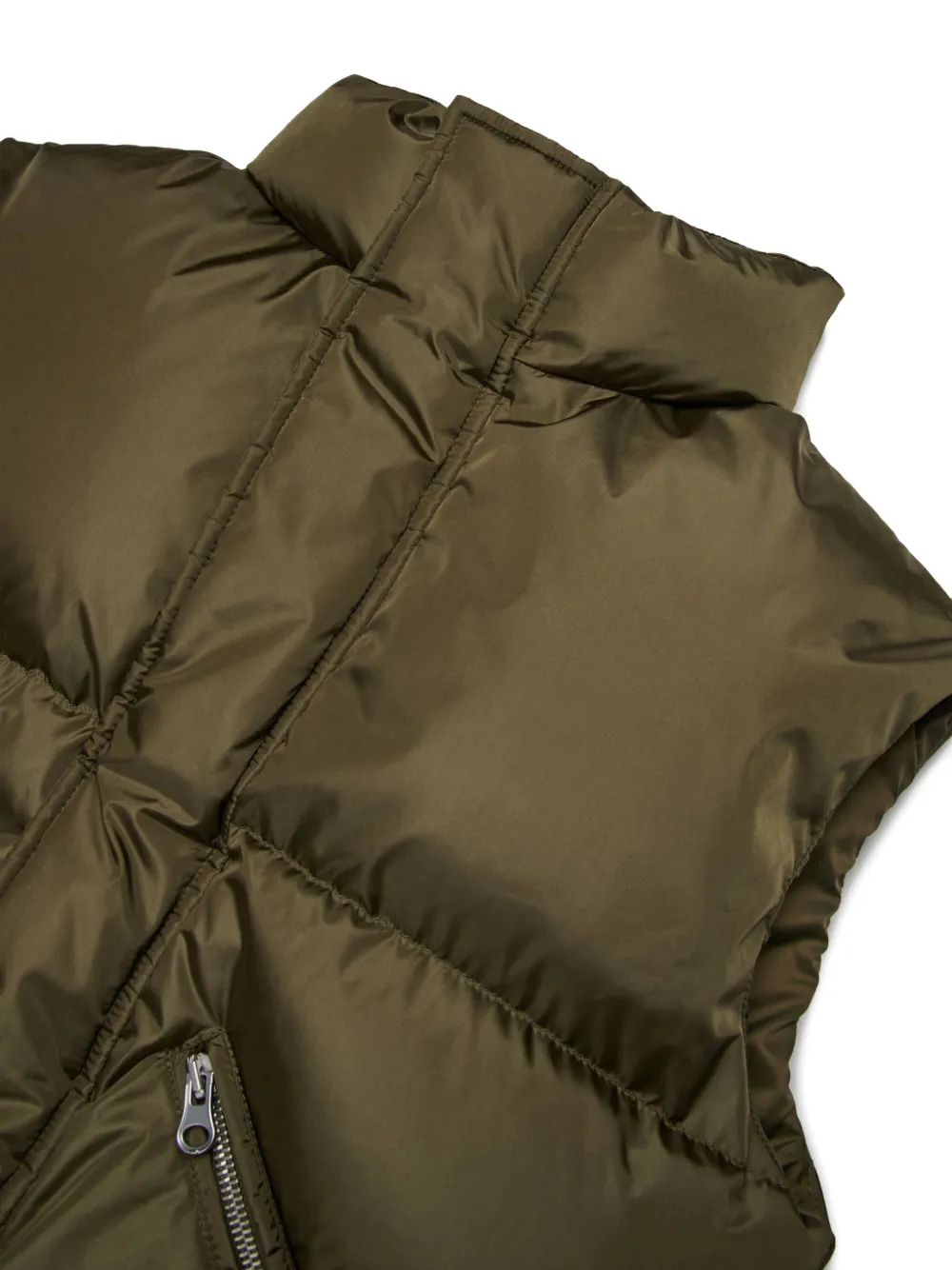 MM6 Maison Margiela Kids Bodywarmer met Numbers-patroon Groen