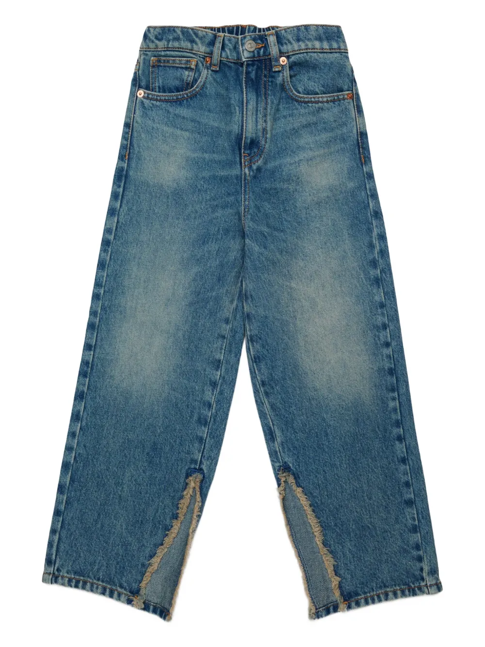 MM6 Maison Margiela Kids Straight jeans Blauw