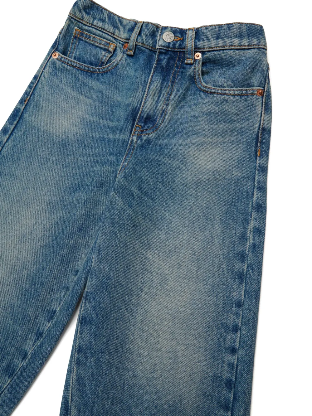 MM6 Maison Margiela Kids Straight jeans Blauw