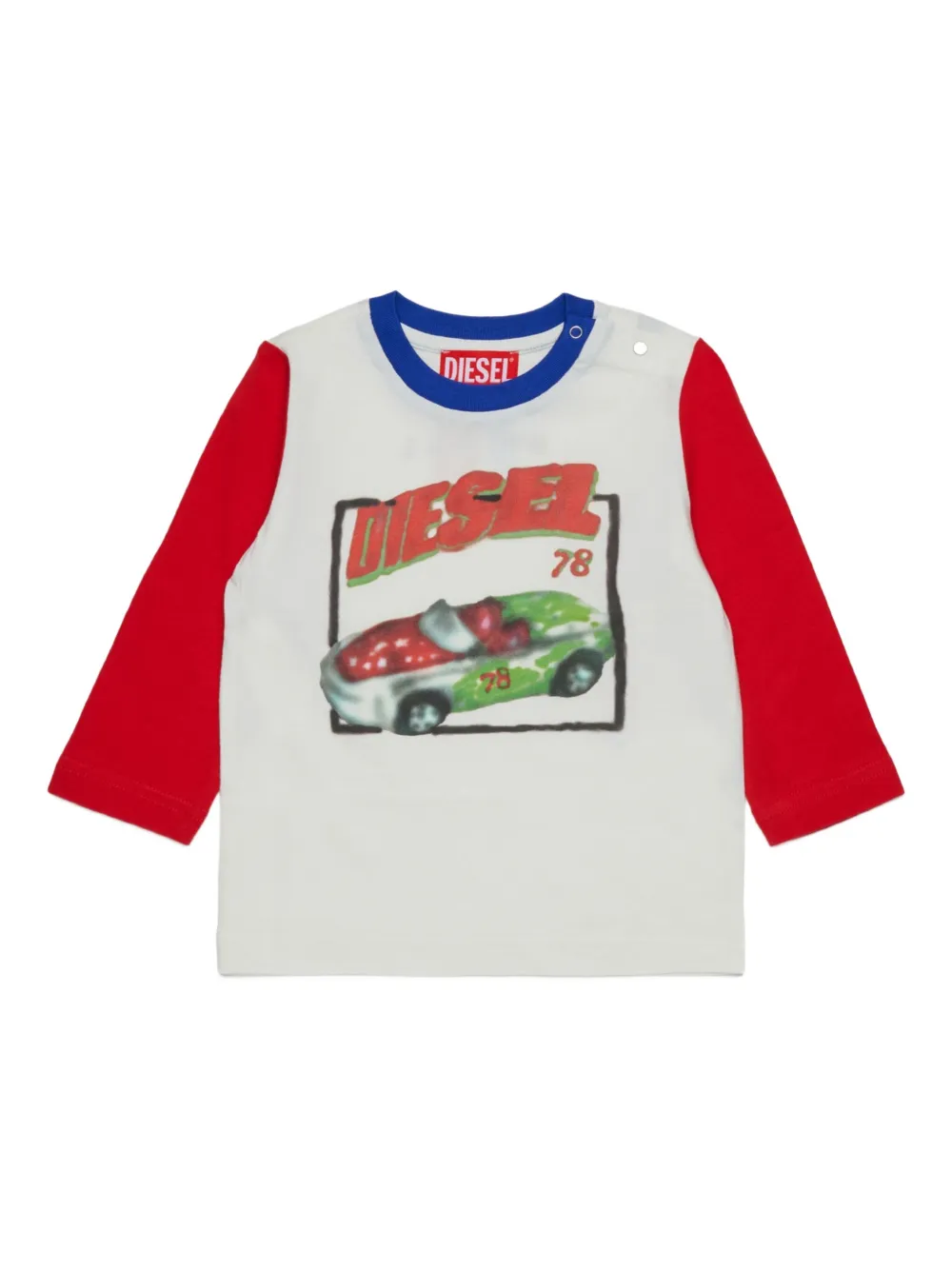Diesel Kids Tdolb T-shirt Wit