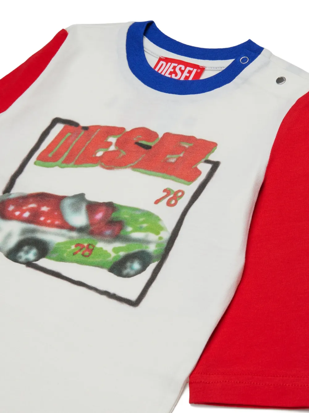 Diesel Kids Tdolb T-shirt Wit