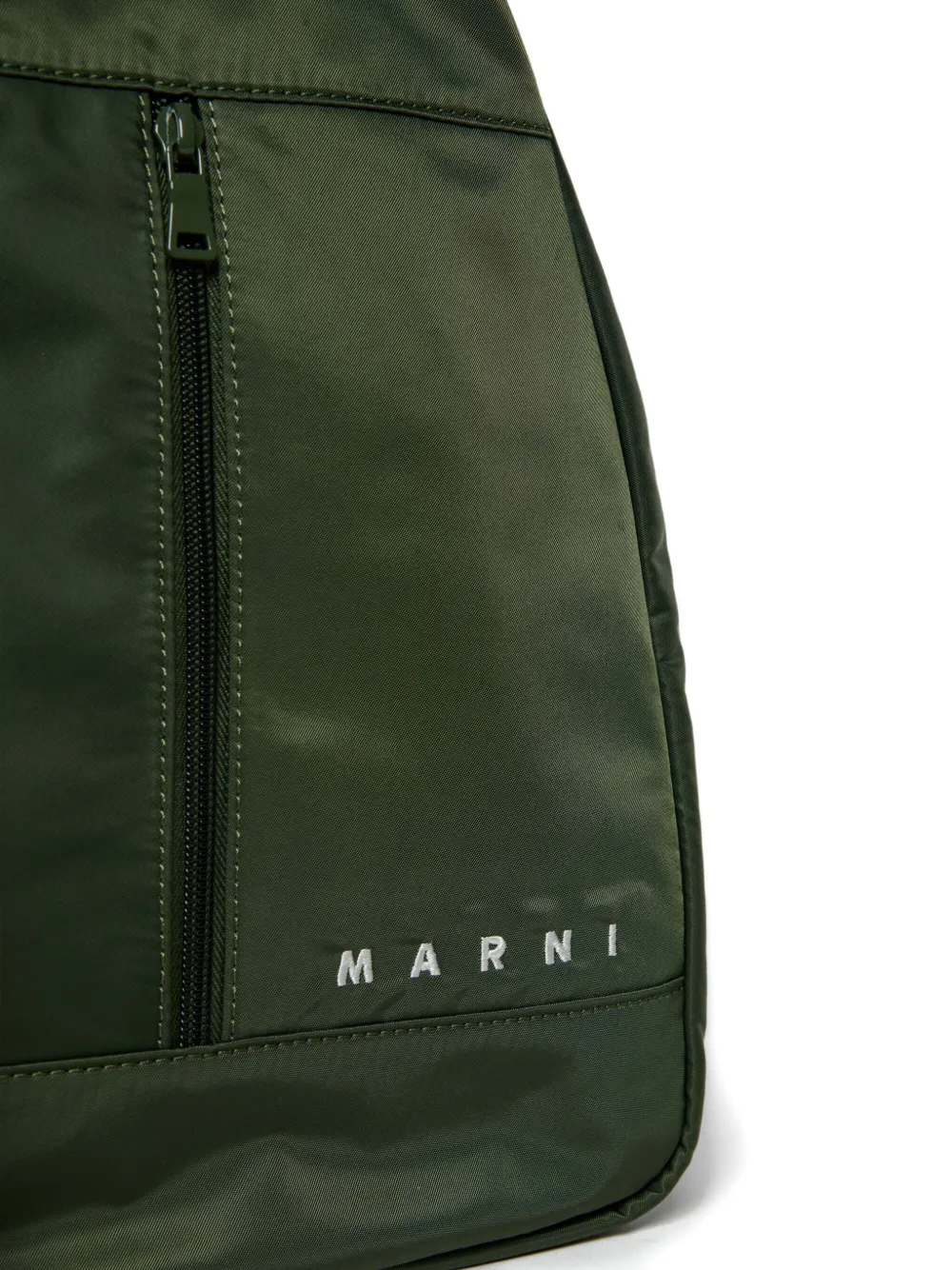 Marni Kids Rugzak met geborduurd logo Groen