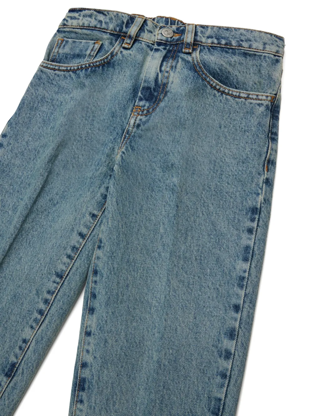 MM6 Maison Margiela Kids Katoenen jeans Blauw