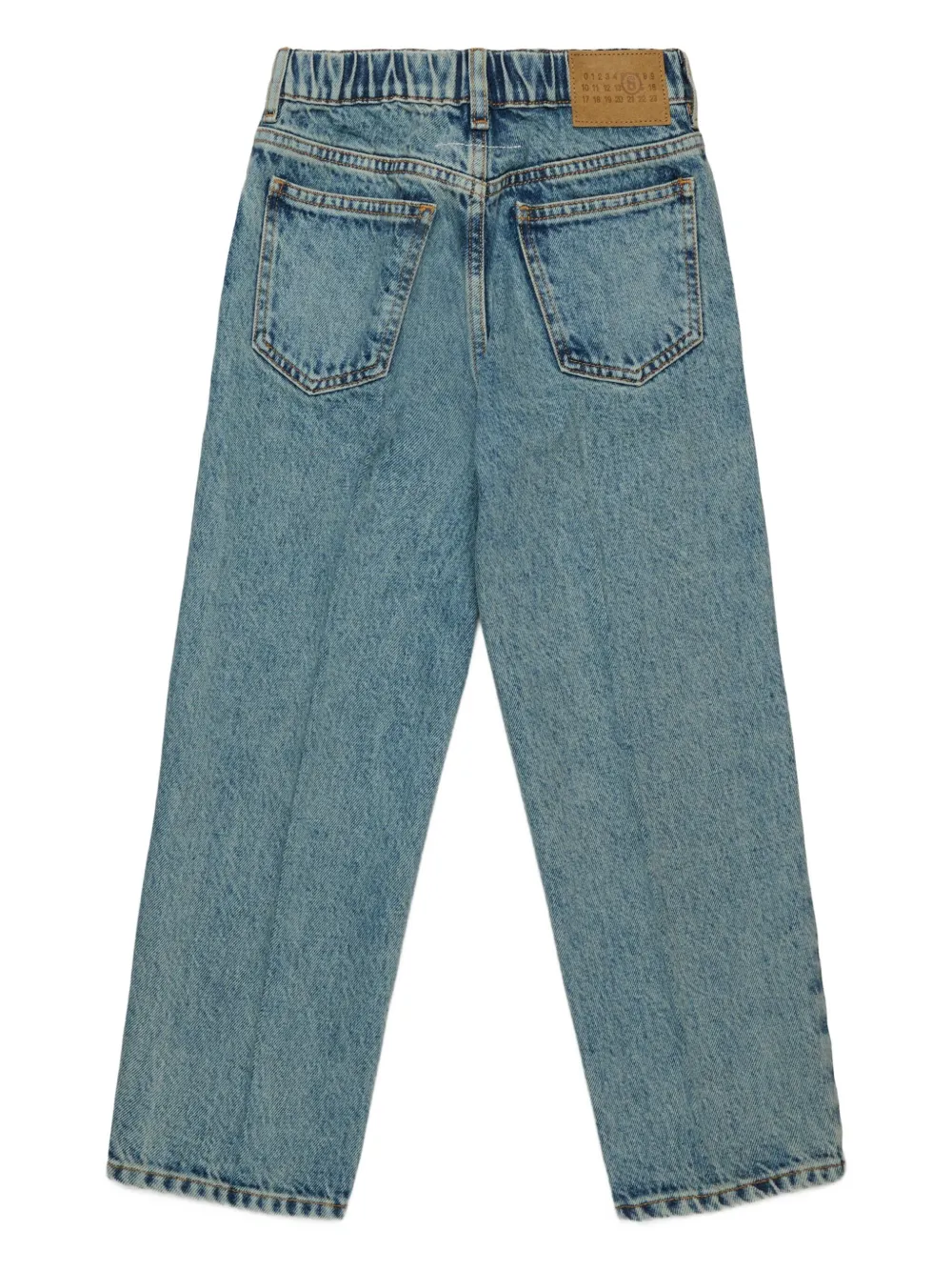 MM6 Maison Margiela Kids Katoenen jeans Blauw
