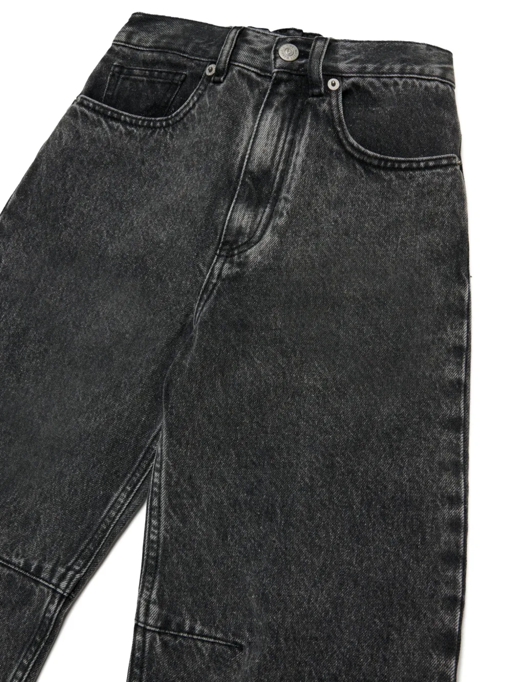 MM6 Maison Margiela Kids Straight jeans Zwart