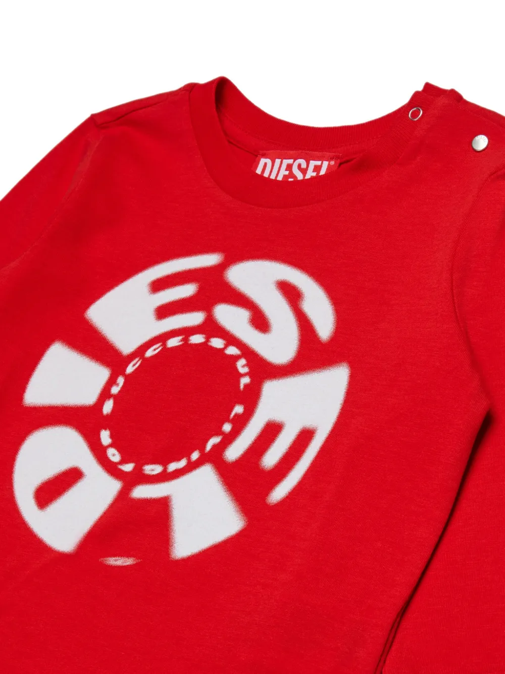 Diesel Kids Travonb T-shirt Rood