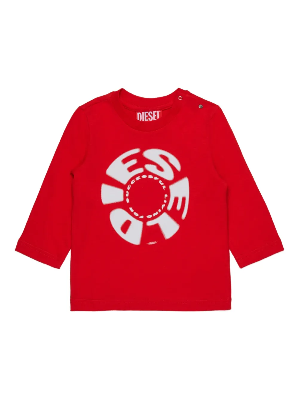 Diesel Kids Travonb T-shirt Rood