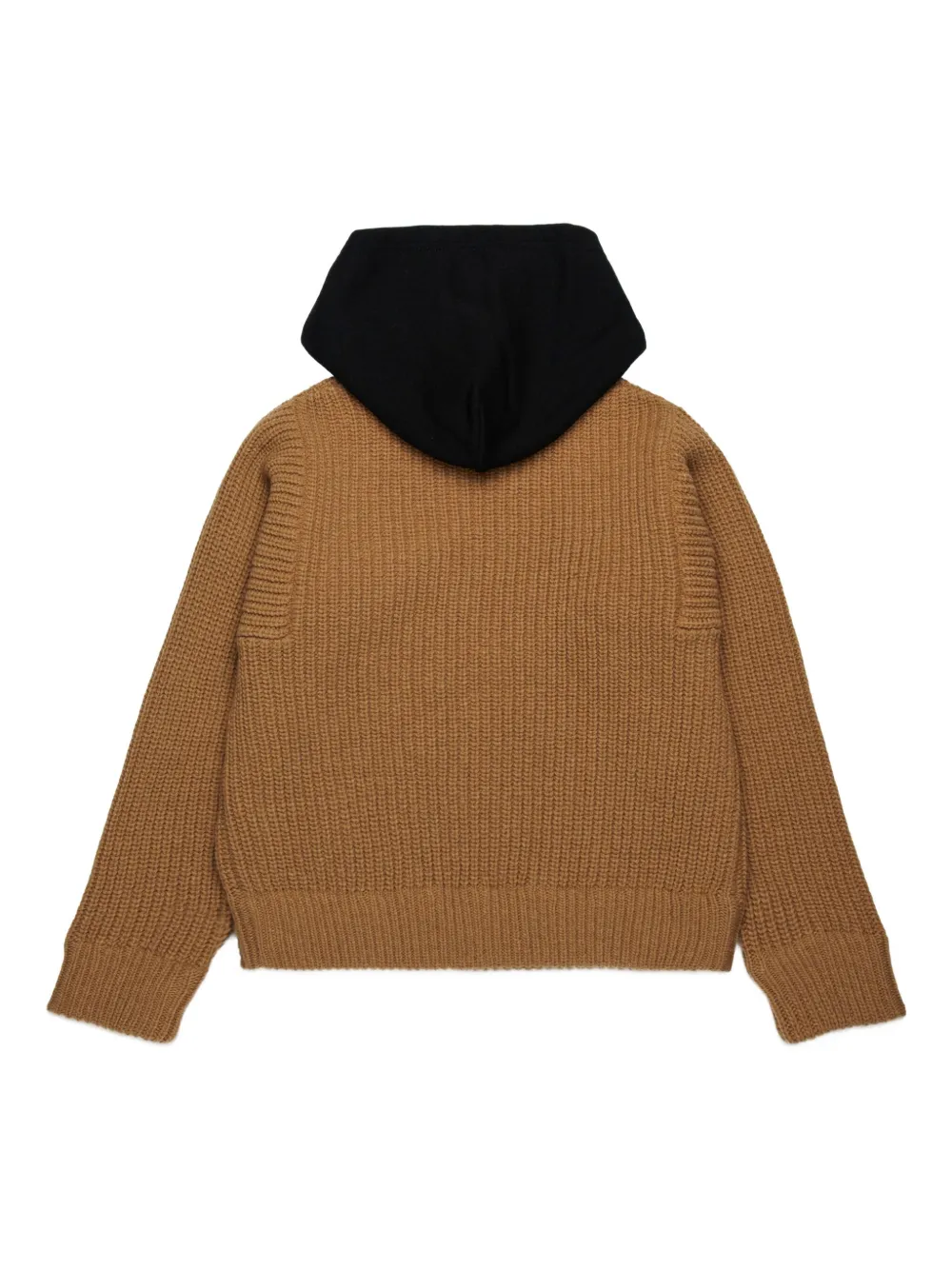 Nº21 Kids Gebreide hoodie Bruin