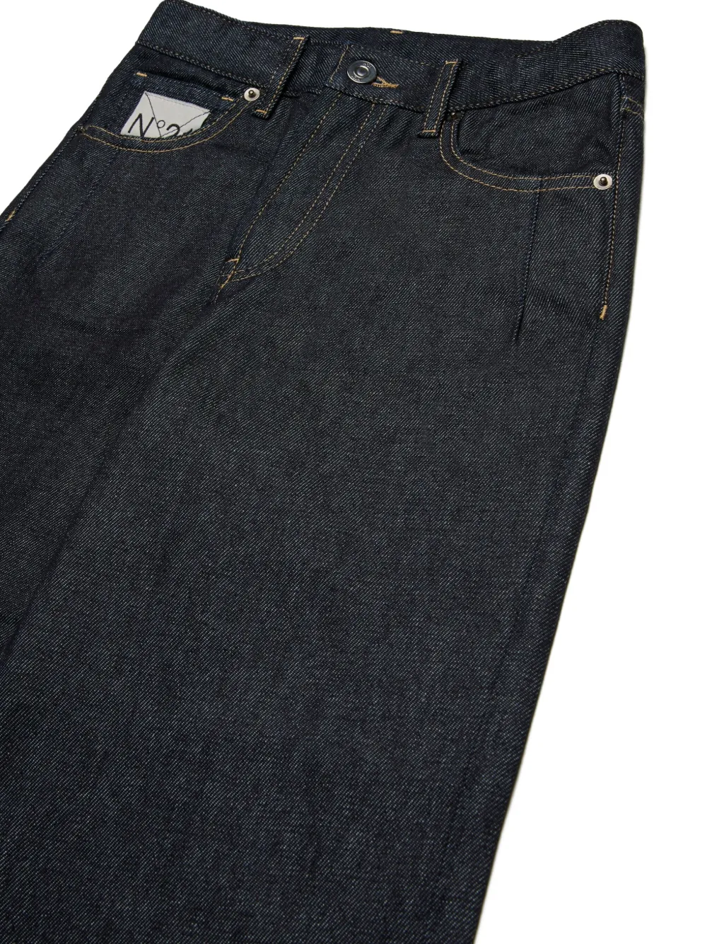 N°21 Logo-embroidered Jeans