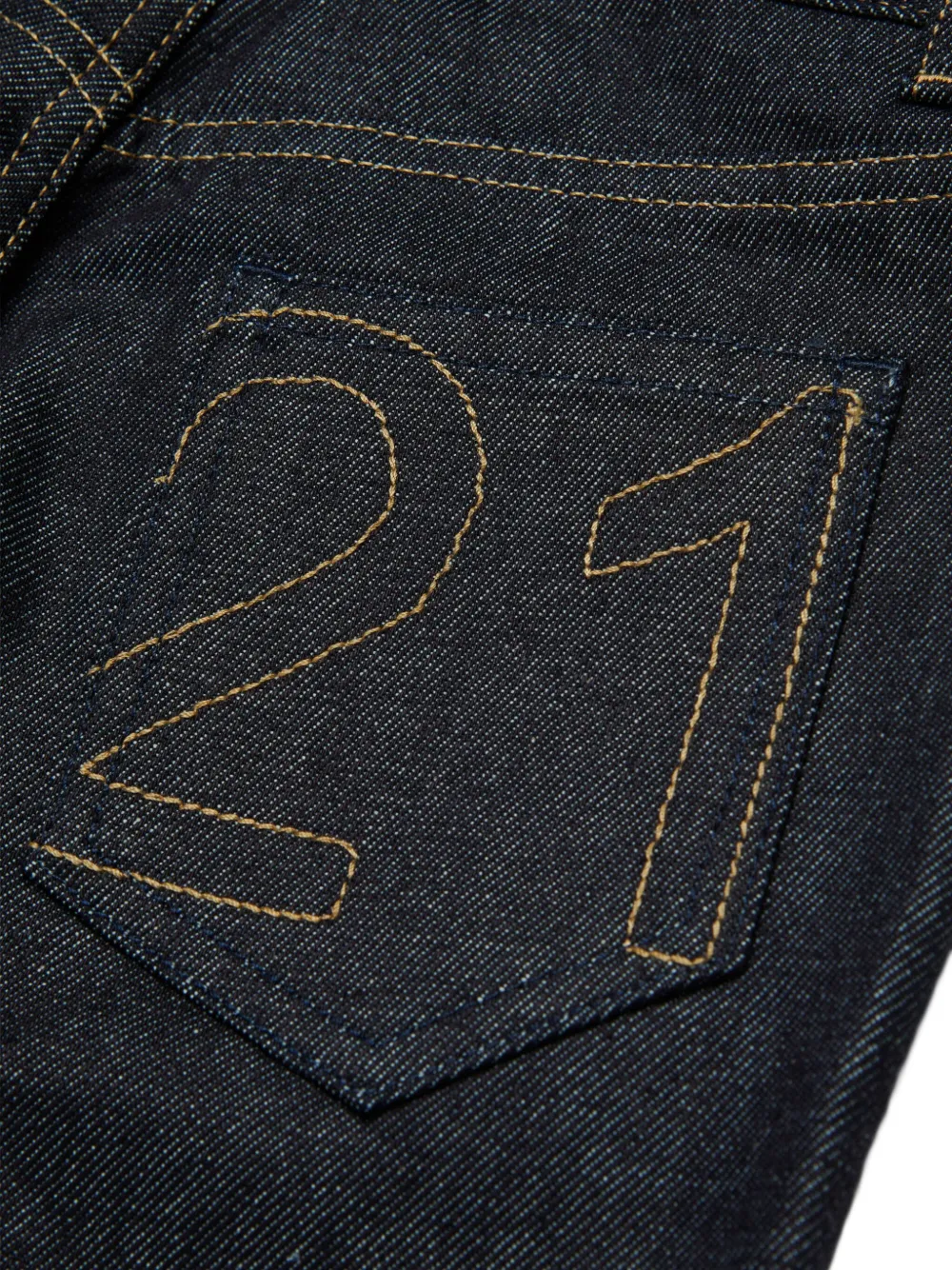 N°21 Logo-embroidered Jeans
