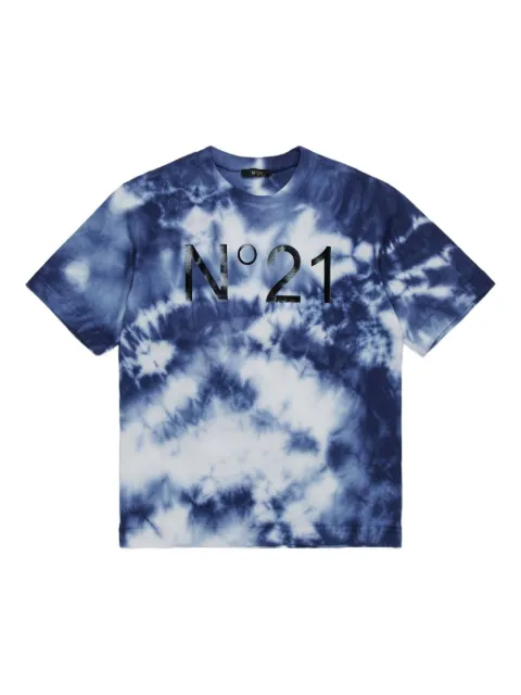 Nº21 Kids tie-dye print T-shirt