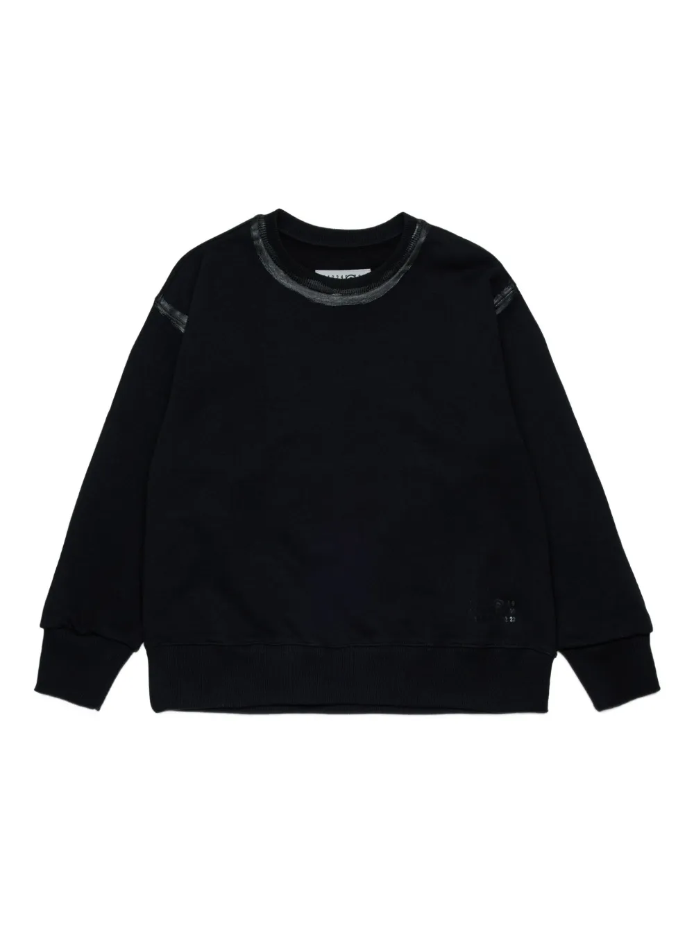 MM6 Maison Margiela Kids Sweater van katoen Zwart