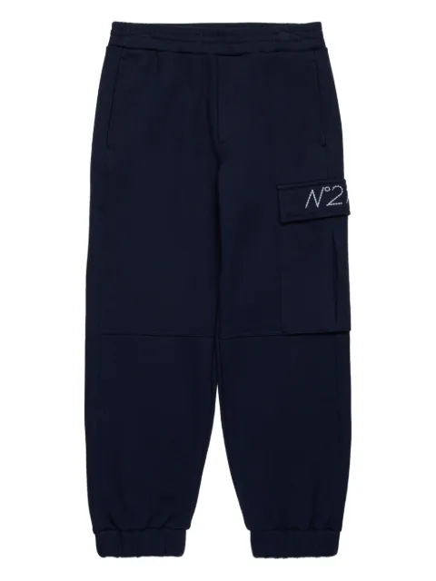Nº21 Kids logo-embroidered track pants 