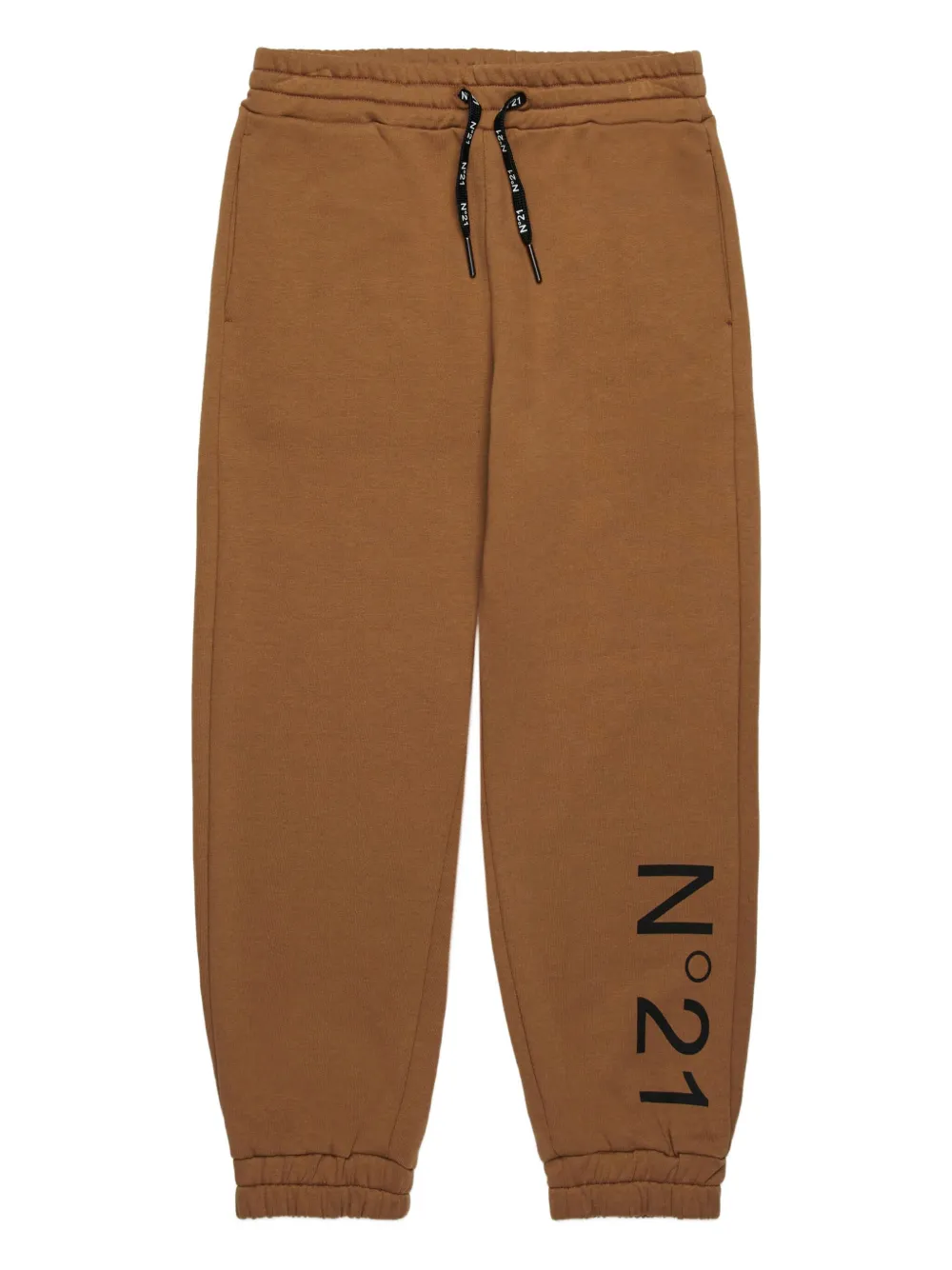 Nº21 Kids pants con pretina elástica | marrón | Image 1
