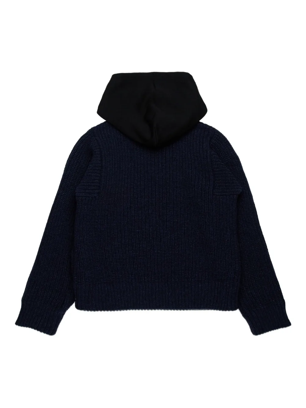 Nº21 Kids Gebreide hoodie Blauw