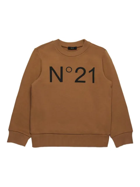Nº21 Kids سويت شيرت بطبعة شعار الماركة