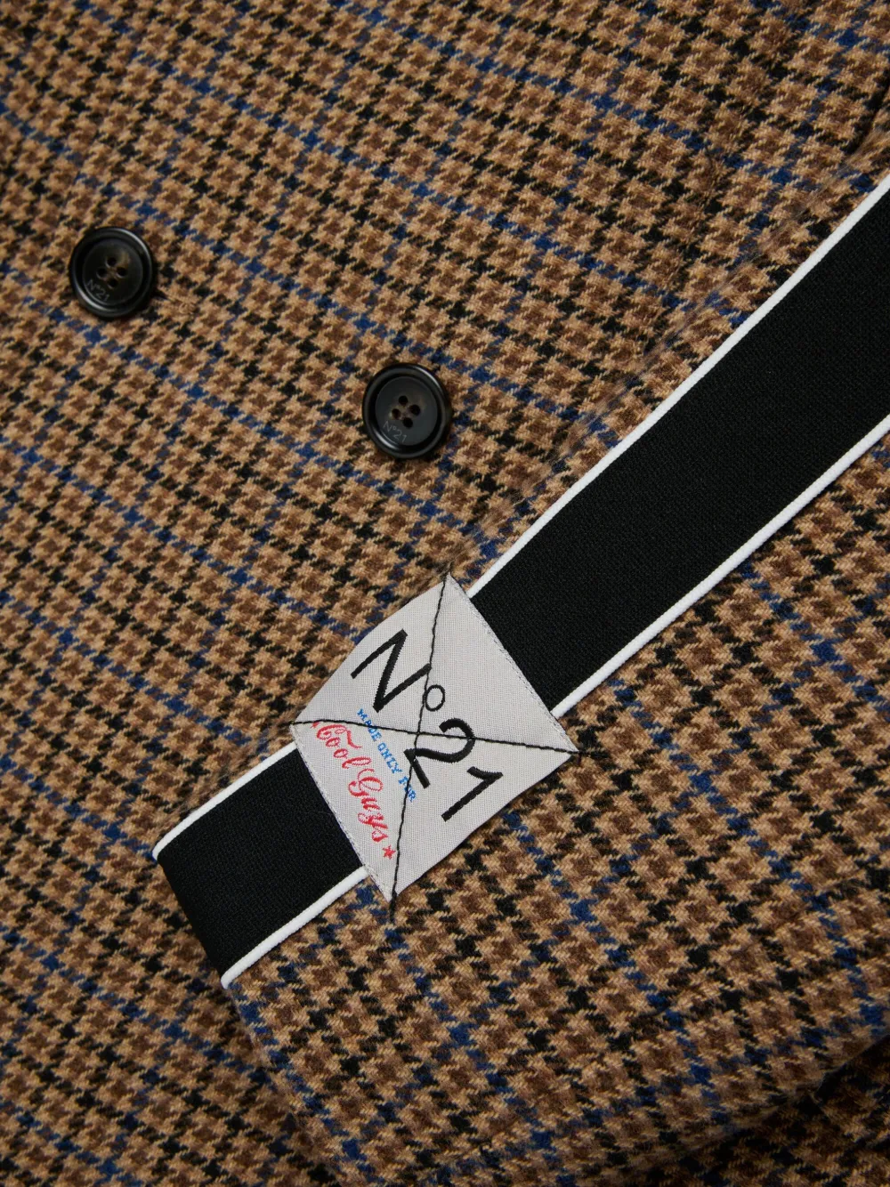 Nº21 Kids Blazer met dubbele rij knopen Bruin