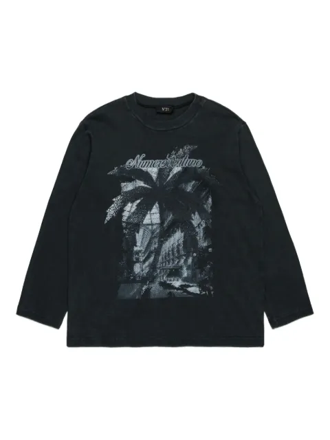 Nº21 Kids 图案印花T恤