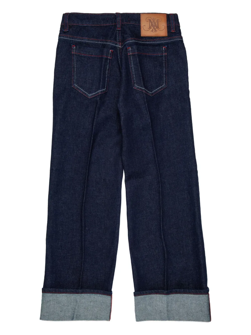 MAX&Co. Kids Jeans met omgeslagen zoom Blauw