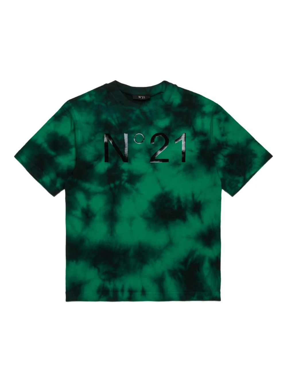 N°21 T-shirt In Jersey Tie-dye Con Logo