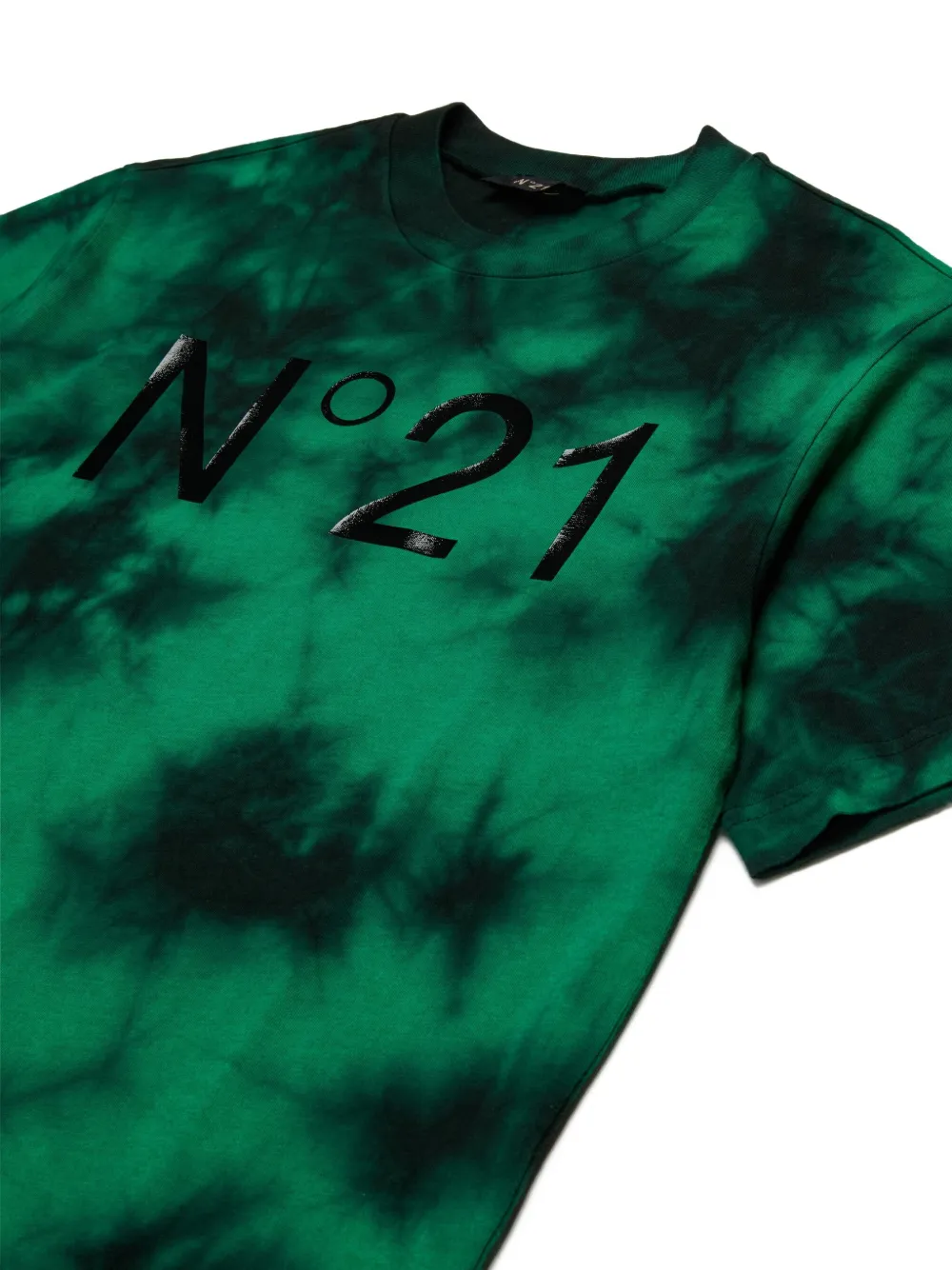 N°21 T-shirt In Jersey Tie-dye Con Logo