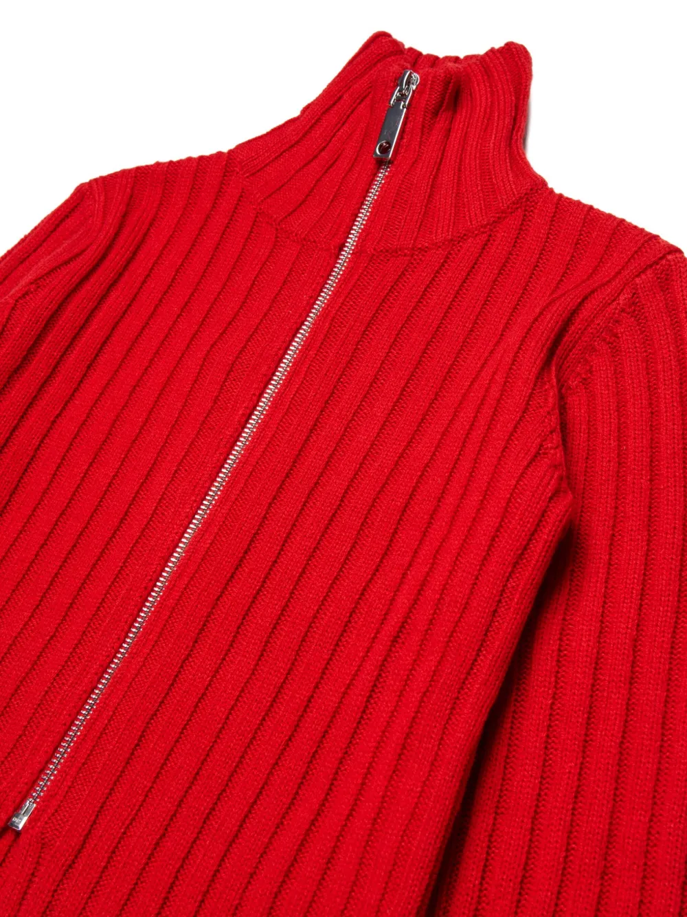 MAX&Co. Kids Ribgebreid vest Rood