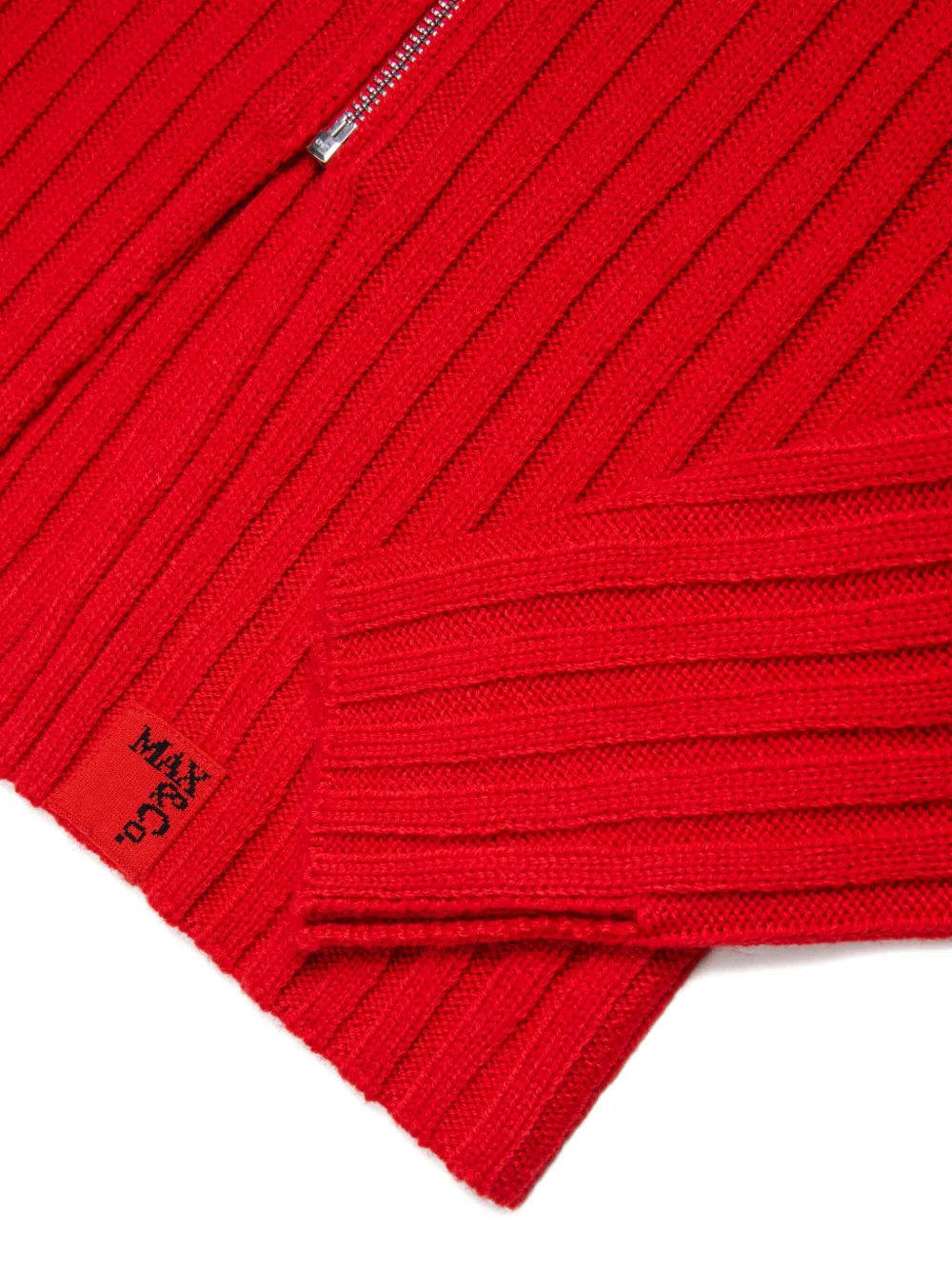 MAX&Co. Kids Ribgebreid vest Rood