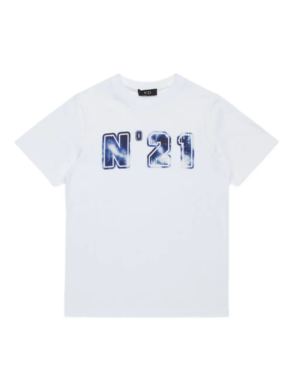 Nº21 Kids logo-print T-shirt | White | Image 1