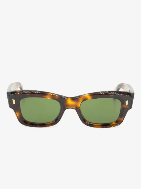 Cutler & Gross lentes de sol con armazón cuadrada estilo carey
