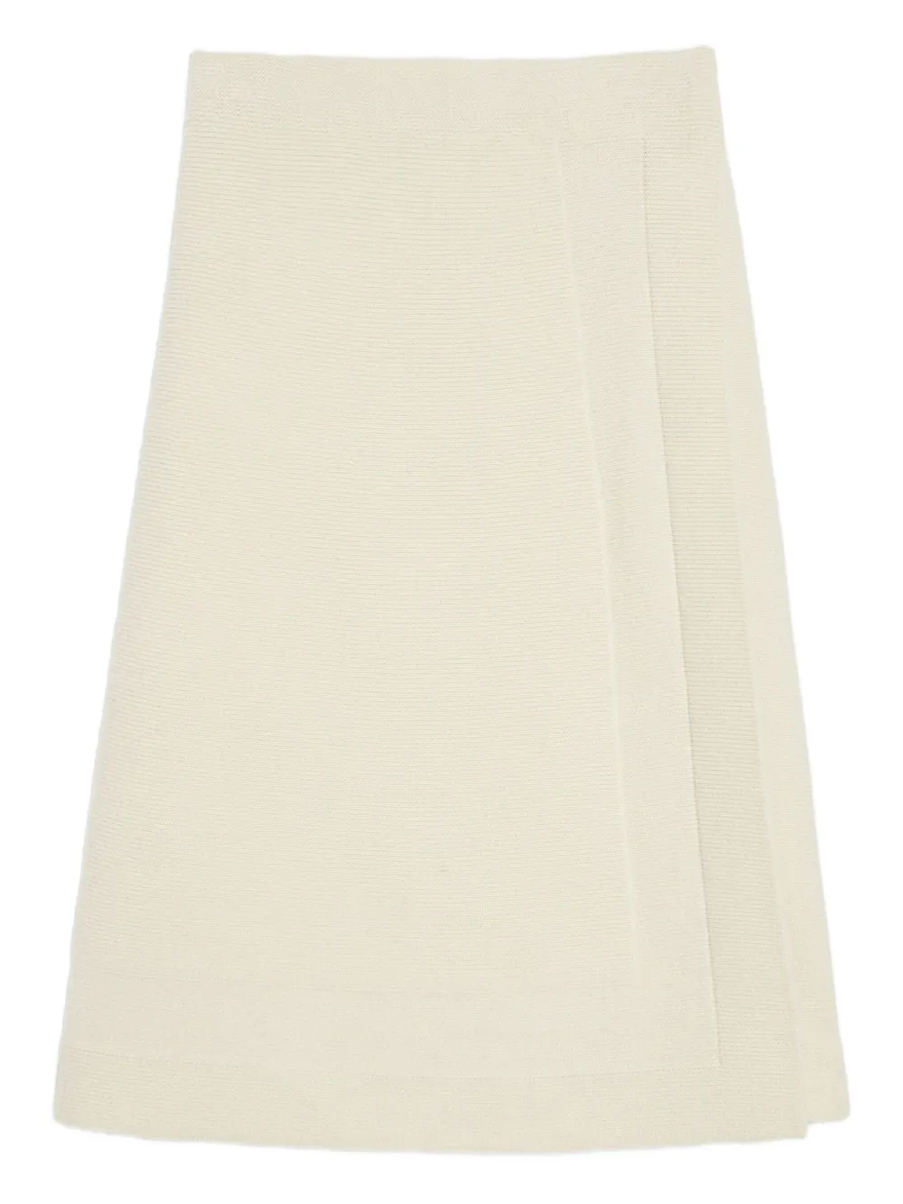 Jil Sander Midi-wikkelrok Beige