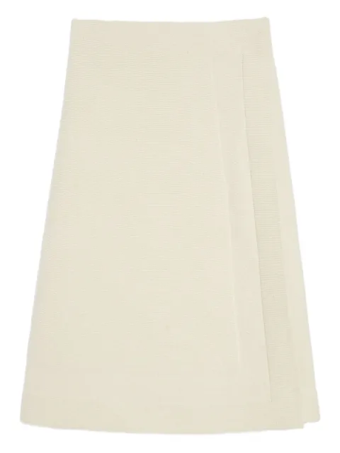 Jil Sander wrap midi skirt