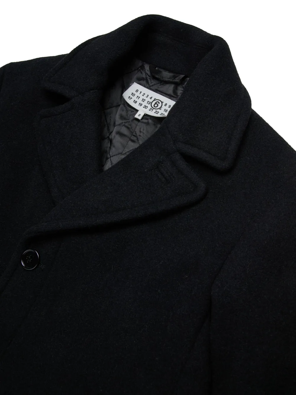 MM6 Maison Margiela Kids Blazer met enkele rij knopen Zwart