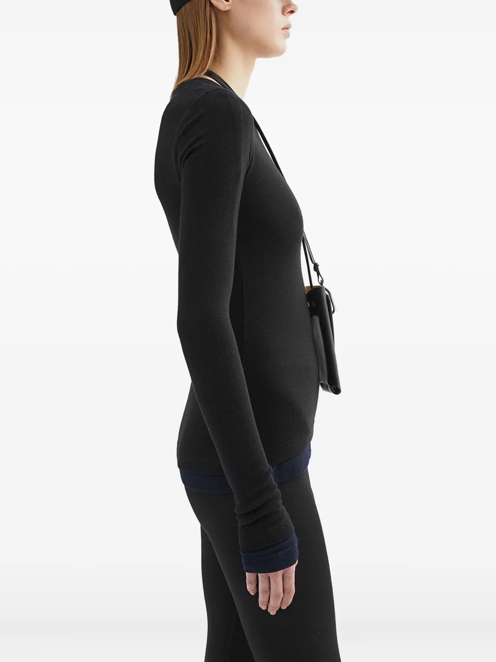 Jil Sander Wool T-shirt In Multi
