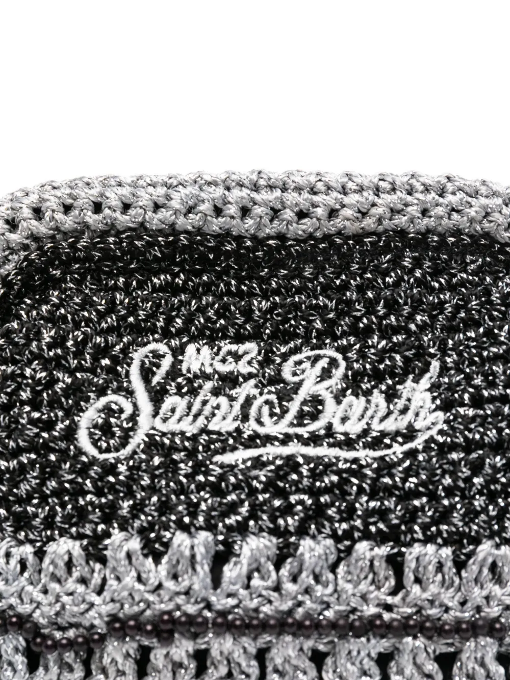 MC2 Saint Barth Gehaakte clutch Zwart