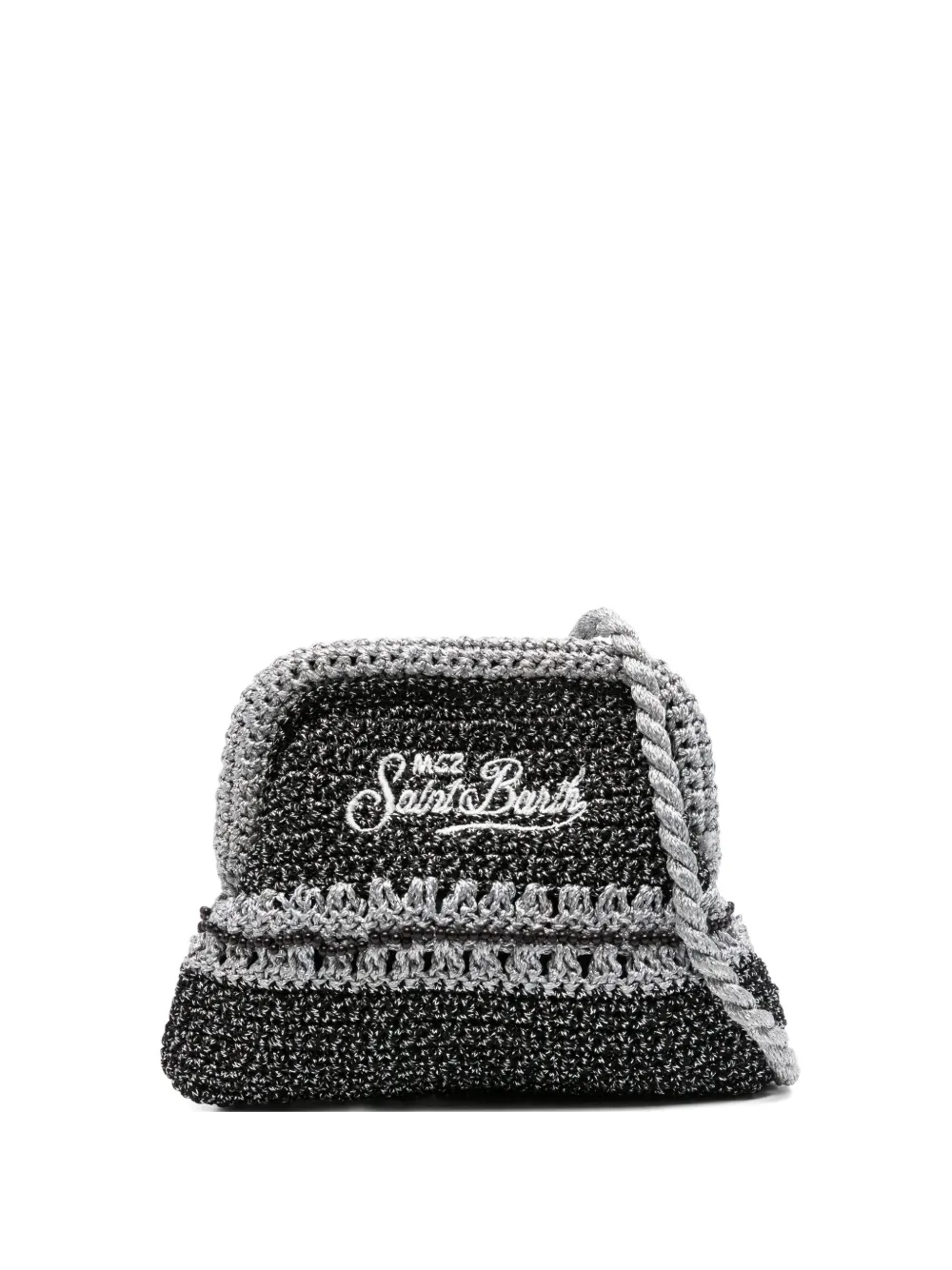 MC2 Saint Barth Gehaakte clutch Zwart