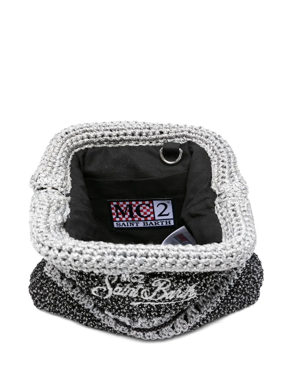 MC2 Saint Barth Gehaakte clutch Zwart