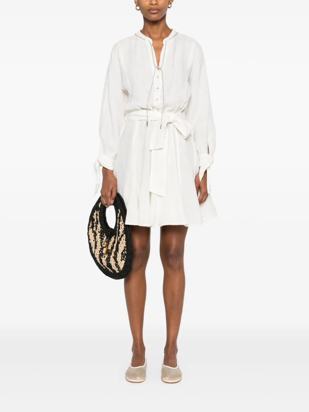 120% Lino linen dress - Beige
