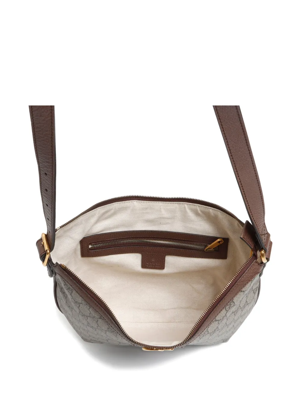Pre-owned Gucci 2020-2025 Small Ophidia Shoulder Bag In Neutral