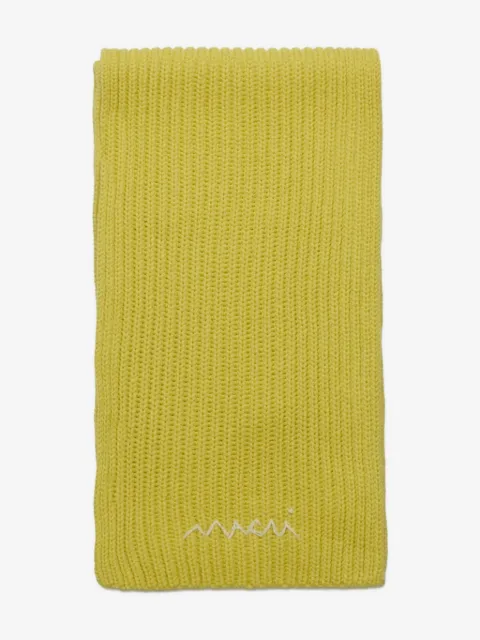 Marni Kids logo-embroidered scarf