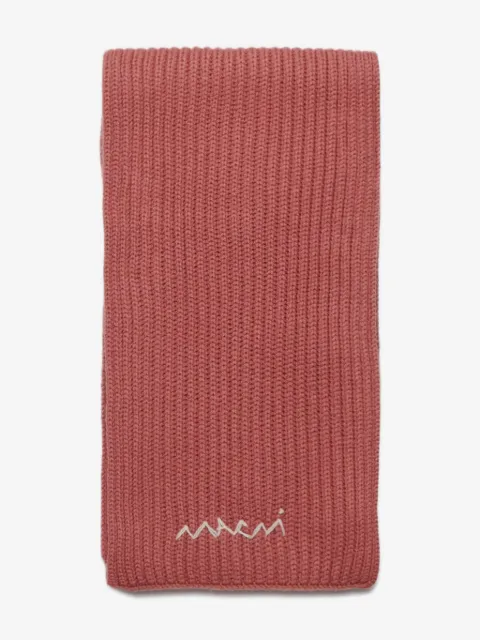 Marni Kids Sciarpa con logo ricamato