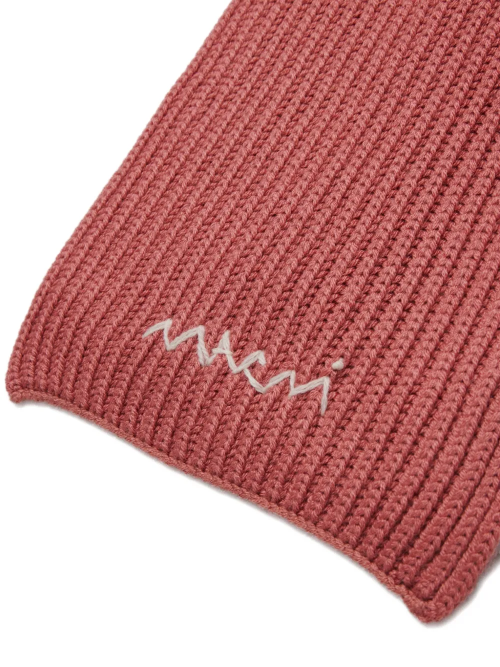 Marni Kids Sjaal met geborduurd logo - Rood