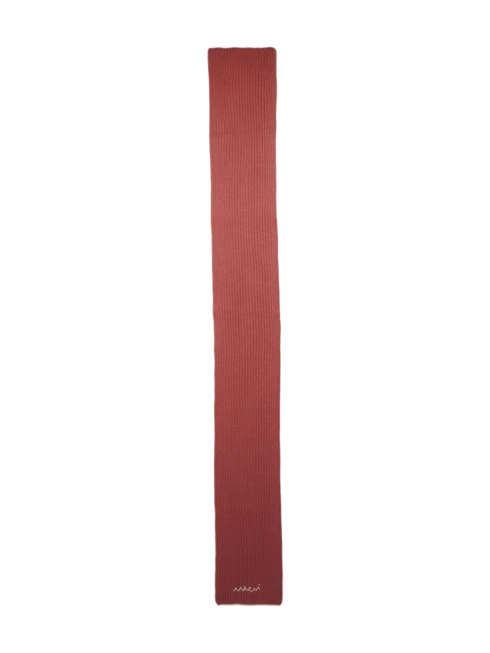 Marni Kids Sjaal met geborduurd logo Rood