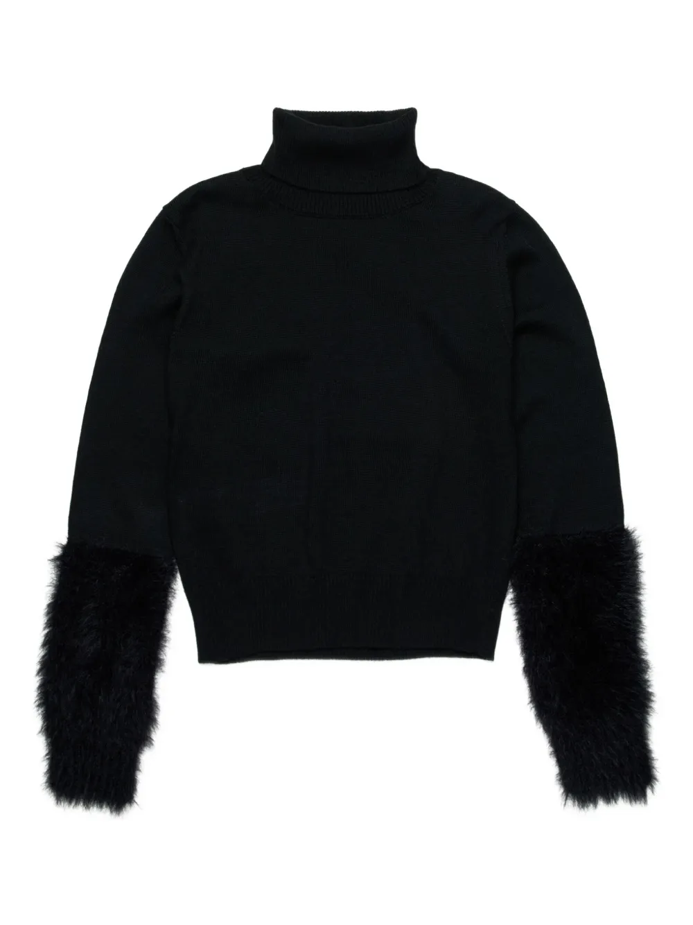 Nº21 Kids Coltrui met pofmouwen Zwart