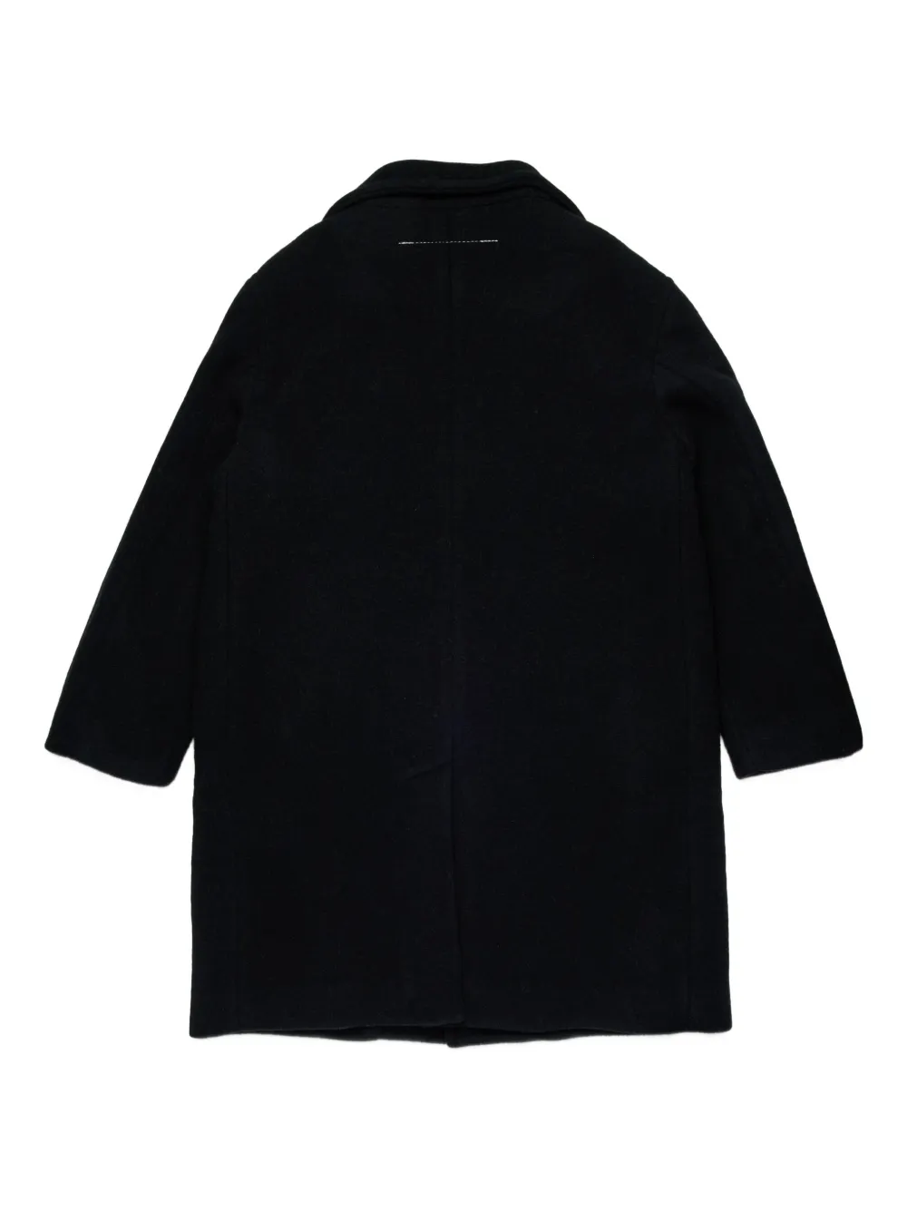 MM6 Maison Margiela Kids Wollen jas Zwart