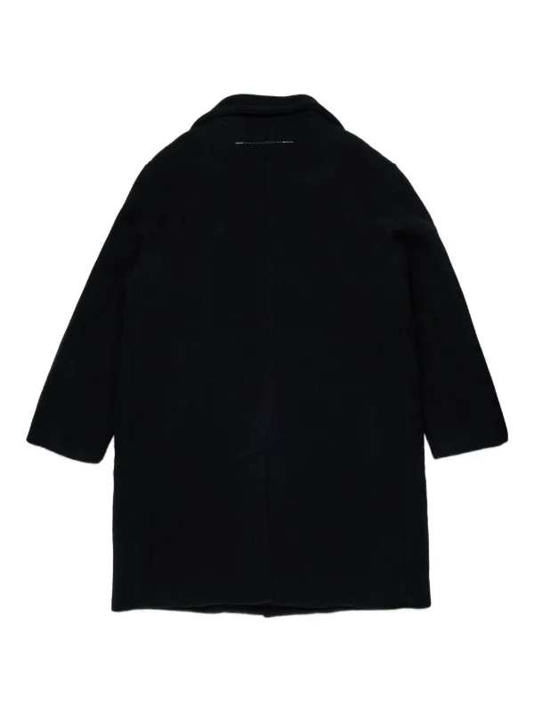 MM6 Maison Margiela Kids ウールコート | ブラック | FARFETCH JP