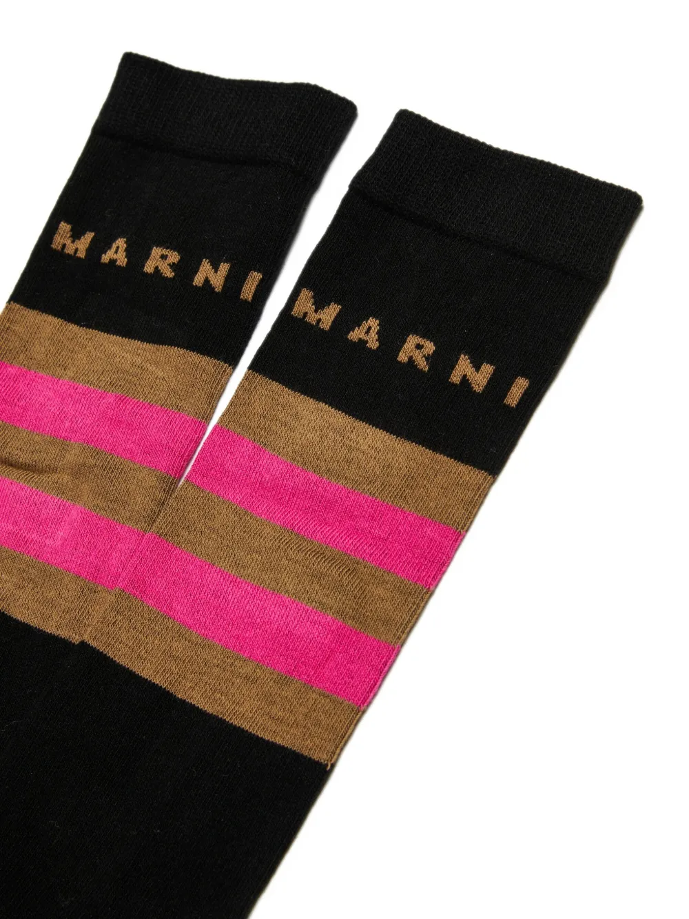 Marni Kids striped cotton blend socks | Teen Girl Clothing | Image 2
