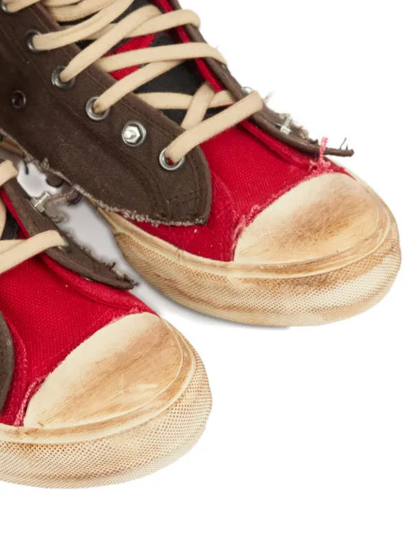 Maison Margiela Loved To Death high-top Sneakers | Brown | FARFETCH