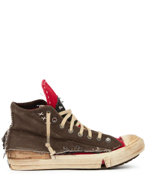 Maison Margiela Loved to Death Sneakers in Brown