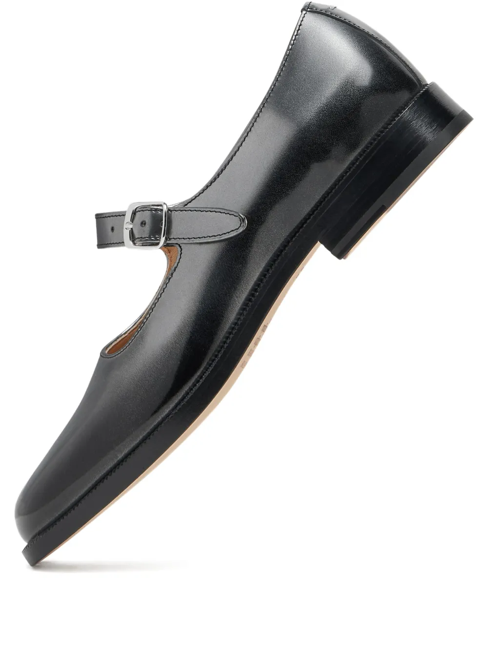 Maison Margiela Tabi Buckled Pumps In Black