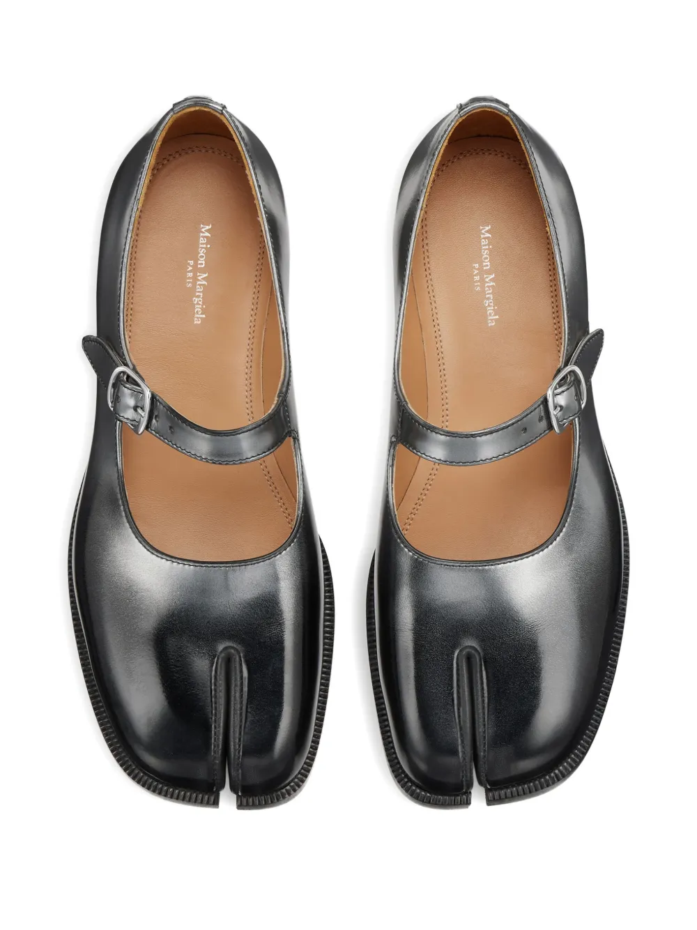 Maison Margiela Tabi pumps met gesp Zwart